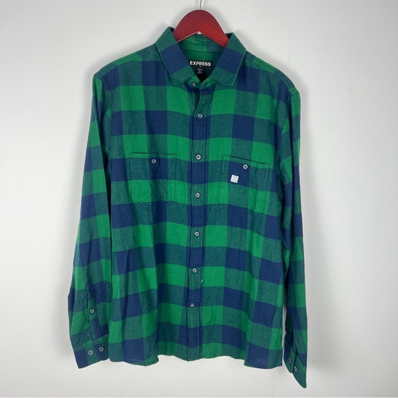 Express Other - NWT Express Men’s Flannel Button Down Size Large